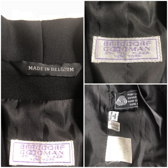 Flawless 1960s Bergdorf Goodman 100% Wool Blazer - Picture 2 of 8